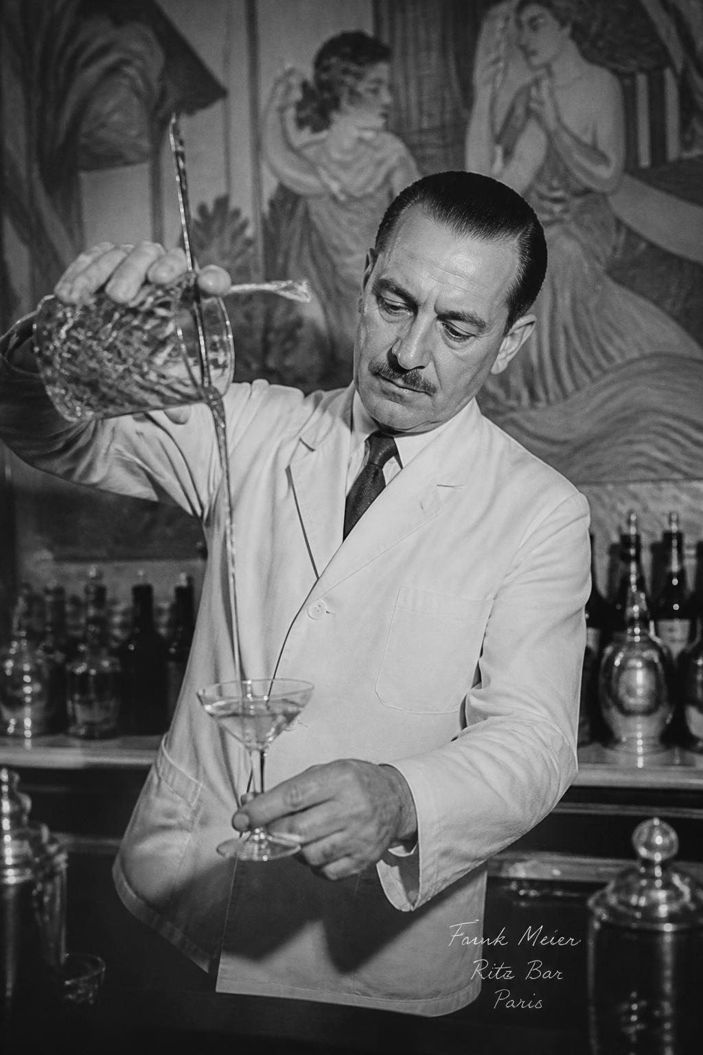 Portrait de Frank Meier, chef barman du ritz paris