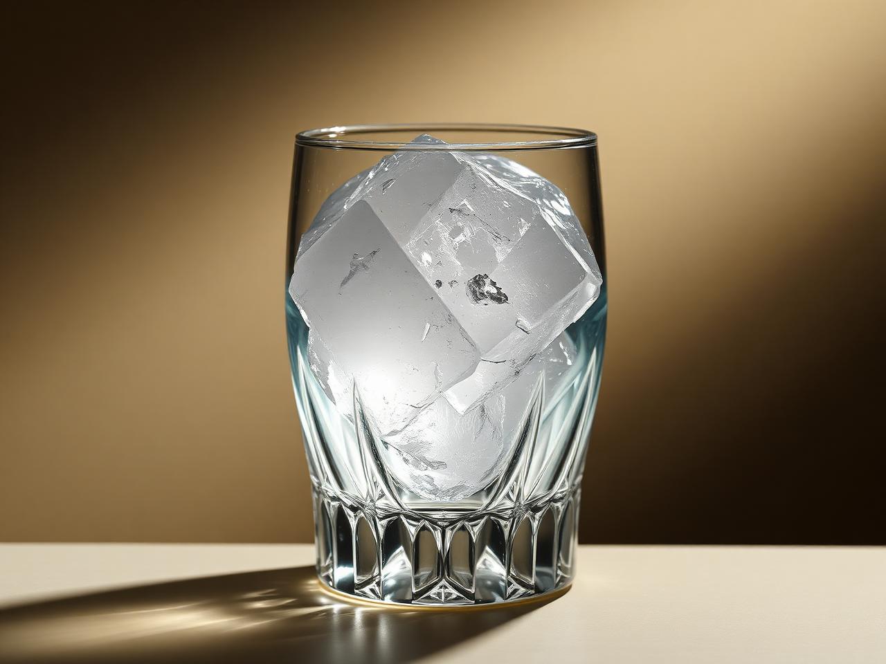 La glace, ingrédient invisible